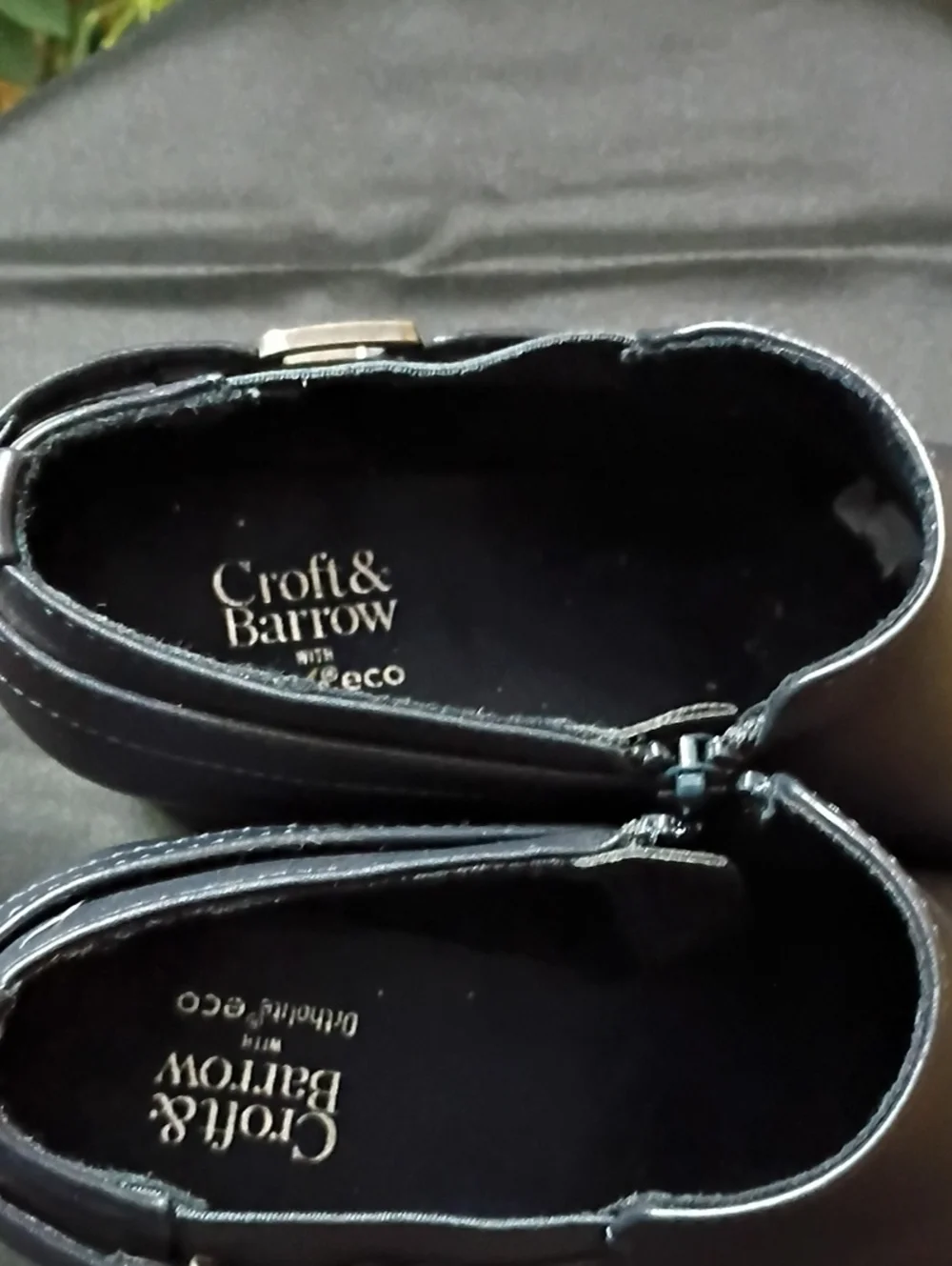 croft & barrow Navy Color Ankle Boots with Side Buckle